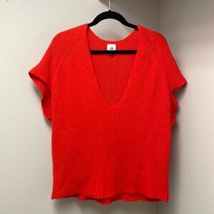 Cabi Deep V-Neck Oversized Sweater